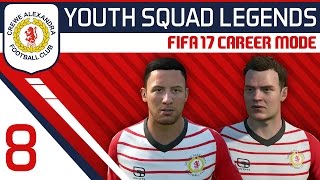 FIFA 17 Career Mode Crewe Alex 8  FA Cup Graphics YOUTH SQUAD LEGENDS [upl. by Aikemit287]