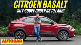 Citroen Basalt  All details on the SUV with a difference  First Look  Autocar India [upl. by Jarvey622]