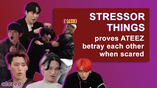 This show proves ATEEZ betray each other instantly when scared part 1 [upl. by Manfred]