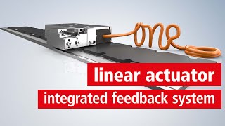 Linear actuator with integrated feedback system [upl. by Ofella641]