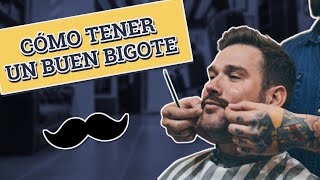 👨 CÓMO CONSEGUIR UN BUEN BIGOTE 🧔 Cómo recortar el BIGOTE  Más Que Barbas [upl. by Nylyrehc]