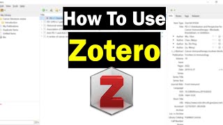 How To Use Zotero A Complete Beginners Guide [upl. by Otipaga349]