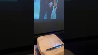 Epson BrightLink 696Ui 3800 Lumens LCD projector DIY screen paint Demo shorts demo youtubeshorts [upl. by Ulysses]