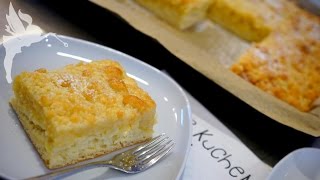 Klassischer Butterstreusel vom Blech  Butterstreuselkuchen  Klassischer Streuselkuchen  Kuchenfee [upl. by Mixie]