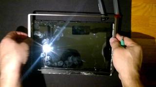 ASUS eee pad Transformer Disassembly part 1 [upl. by Nnoj408]