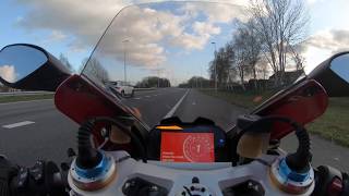 Ducati Panigale V4 Launch control 0315 km [upl. by Airamesor]