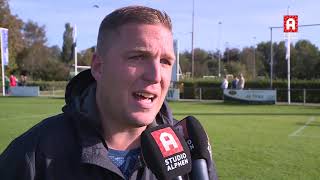 Interview Arjen Linstra na Hazerswoudse Boys  Aarlanderveen [upl. by Yzzik186]