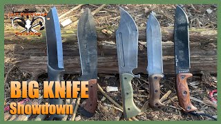 BIG Knife Showdown Introduction knife bushcraft survival [upl. by Keon]