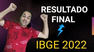 RESULTADO FINAL IBGE 2022  MINHA CLASSIFICAÃ‡ÃƒO  LISTA DE CLASSIFICAÃ‡ÃƒO  PPP  PCD [upl. by Patton]