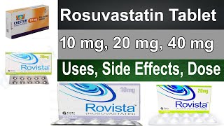 Rosuvastatin tablet  Rosuvastatin tablet ip 10 mg 20 mg 40 tablet  uses side effects Dosage [upl. by Valentina455]