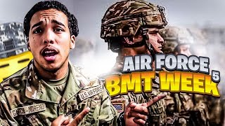 AIR FORCE BMT WEEK 5PT TEST🏃🏽CATM amp MORE✈️ [upl. by Norga]