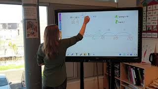 Instructie Rekenen Herhaling  Minsommen op de Getallenlijn [upl. by Anerec]