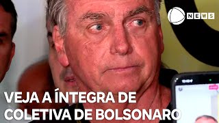 Veja a íntegra de coletiva de Jair Bolsonaro sobre indiciamento pela PF [upl. by Meghann967]