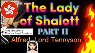 👰🏻‍♀️ from ‘The Lady of Shalott’ Part II by Alfred Lord Tennyson U46 S4 Girs Solo Verse Speaking [upl. by Jutta]