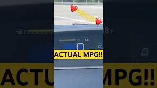 WOW Prius MPG automobile car savemoney cars carlover lifeover50 gas reality [upl. by Alor]