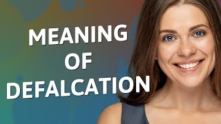 Defalcation  meaning of Defalcation [upl. by Luehrmann58]