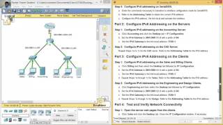 7249 Packet Tracer  Configuring IPv6 Addressing [upl. by Melak]