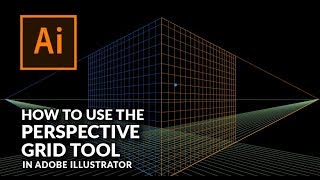 How To Use The Perspective Grid Tool in Illustrator [upl. by Rehpitsirhc]