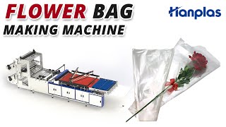 Hanplas HPFL800 Triangle flower bag making machine [upl. by Conger]