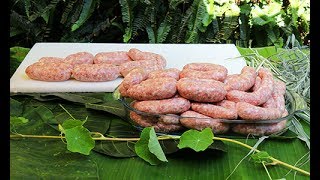 RECETTE  Faire ses saucisses maison  Ile de la Réunion [upl. by Bibbye884]