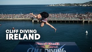 Cliff Diving in Ireland  Red Bull Cliff Diving World Series 2014 [upl. by Cacka]