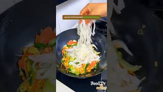 HOW TO FRESH NOODLES WITH LAO GAN MA RECIPE shortsvideo [upl. by Yecart502]