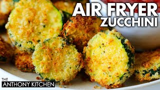 The CRISPIEST Air Fryer Zucchini EVER [upl. by Arak]