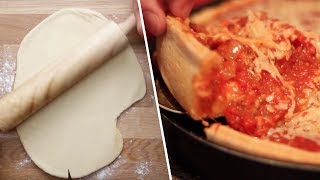 Deep Dish Pizza Review Buzzfeed Test 75 [upl. by Chemaram]