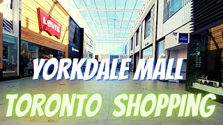 I Went To Toronto Mall  Yorkdale  Shopping Vlog  Sales 4k [upl. by Rolf155]