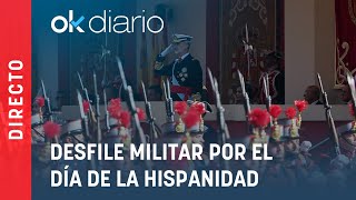 🔴Día de la Hispanidad en directo  Desfile militar de las Fuerzas Armadas [upl. by Erdnuaed594]