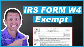 How to fill out IRS Form W 4 Exempt [upl. by Enotna]