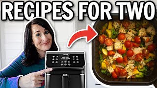 Five Yummy AIR FRYER RECIPES for TWO  Perfect Fall Comfort Food in the Air Fryer [upl. by Ahsineg]