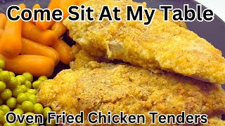 Oven Fried Chicken Tenders  Juicy and Tender  Quick and Easy to get Dinner on the Table [upl. by Eiuqram876]