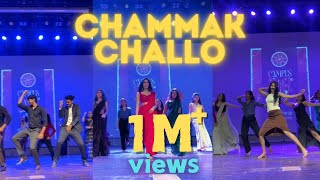 CHAMMAK CHALLO  COLLEGE DANCE  St johns medical college  Viral saree dance  Dance choreography [upl. by Trovillion938]