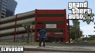 GTA5 立体駐車場のエレベーターを利用してみると・・・ SAP Counsel Elevator [upl. by Loziram]