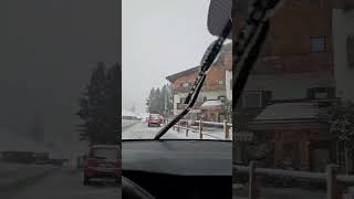 ❄NEVE SULLE DOLOMITI VENETE IL 12 SETTEMBRE PASSO CAMPOLONGO ARABBA IMBIANCATO [upl. by Pik]