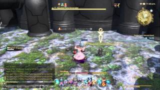 Final Fantasy XIVA Realm Reborn  Escape from Castrum Centri battle and cutscene [upl. by Ceil]