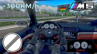 500HP BMW M5 E39  DRIVE ON GERMAN AUTOBAHN [upl. by Masson]