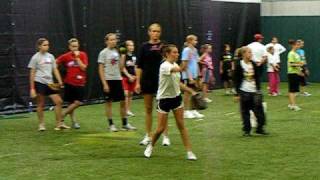 Jennie Finch pitching clinic 1042008 [upl. by Sabra]