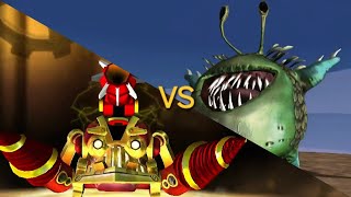 Skylanders Giants nightmare Chompy Mage vs Drill Sergeant [upl. by Eeldivad453]