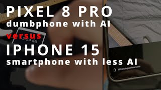 Iphone 15 vs Pixel 8 PRO Pixel 56 PHOTOS LOST PIXELGATE Reviewers SCAM of the year Also 12mini [upl. by Newmann]