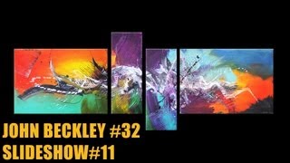 Abstract painting Slideshow 11 HD Video  John Beckley [upl. by Hashimoto1]