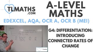 ALevel Maths G405 Differentiation Introducing Connected Rates of Change [upl. by Lipp]