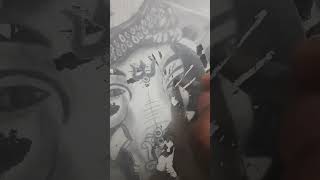 Shri ganesh ji ki drawing real astic drawingjan ganesh ji ki [upl. by Zoarah]