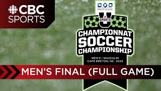 U Sports mens soccer national championship gold medal game Cape Breton vs Montreal  CBC Sports [upl. by Suirad466]