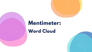 Mentimeter  Word Cloud [upl. by Nelo146]