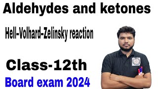 Hell–Volhard–Zelinsky halogenation reaction  HVZ reaction Class12th  Zelinsky reaction [upl. by Fergus572]