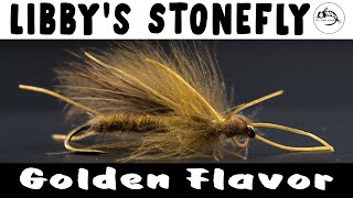 How Could a Trout Resist This Fly  Libbys Stonefly  Golden Flavor  Fly Tying Tutorial [upl. by The]