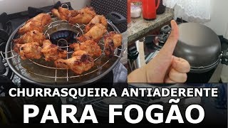 Churrasqueira Para Fogão RAMOS Antiaderente vale a pena [upl. by Ashla]