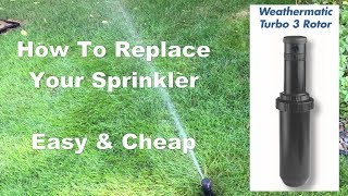 How To Replace Weathermatic Turbo 3 Rotor Sprinkler Rotor [upl. by Godred]